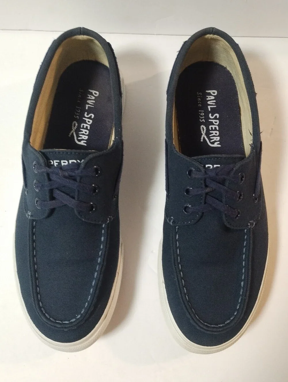 Sperry Bermuda Canvas Boat Shoes, Men’s Size 10M EUC